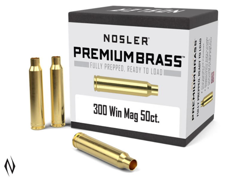 Nosler Premium Brass 300 Win Mag 50pk