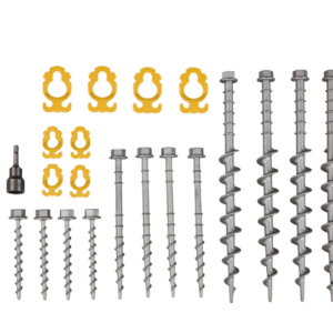 OZtrail Screw-In Aluminium Peg Kit 22 Piece