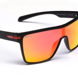 Ugly Fish Retro Series Sage PR4329 MBLR Matte Black / Red Revo Polarised Lenses