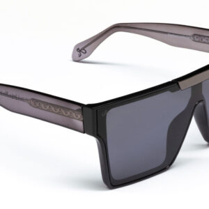 Ugly Fish Retro Series Flashback PR4320 BLSM Shiny Black / Smoke Polarised Lenses