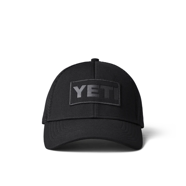 Yeti Core Patch Trucker Hat Black on Black - Image 4