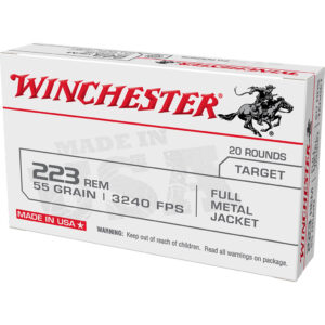 Winchester USA 223Rem 55gr FMJ
