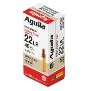 Aguila 22lr Interceptor HP 40gr - 50pk