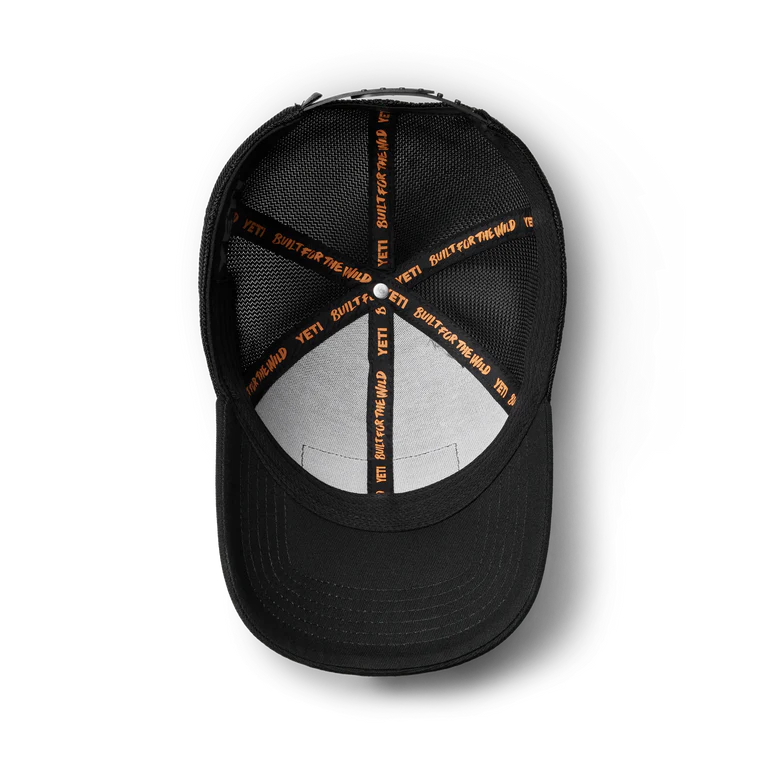 Yeti Core Patch Trucker Hat Black on Black - Image 3
