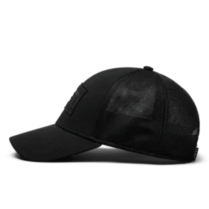 Yeti Core Patch Trucker Hat Black on Black