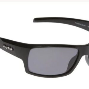 Polarised Lifestyle Wrap Sunglasses | PT9366 - Shiny Black Frame/Smoke Lens
