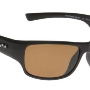 Ugly Fish Polarised Lifestyle Sunglasses | PT9717 - Matt Black Frame/Brown Lens