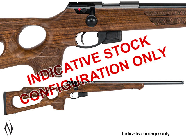 Anschutz 1761 DBH Thumbhole Heavy Barrel 20" 22Wmr 5 Shot