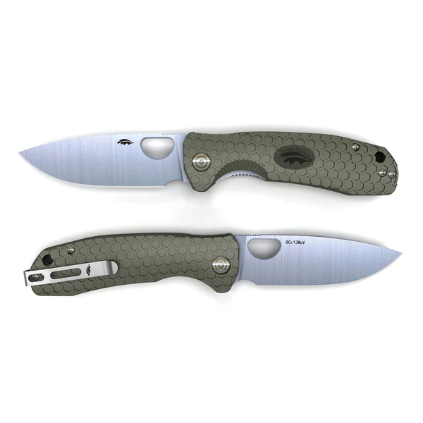 Honey Badger Flipper Drop-Point Plain L/R - Medium - Image 2
