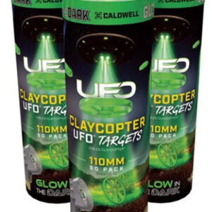 Caldwell Clay Copter Target Disk 110mm UFO Glowing50pk
