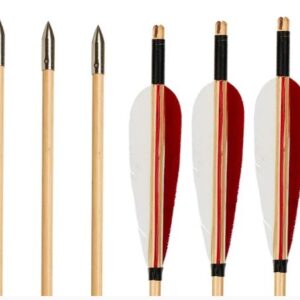 Wood Feather Arrow (Lacquered target)
