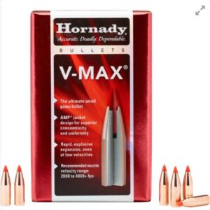 Hornady 6.5mm .264 95Gr V-Max Projectiles